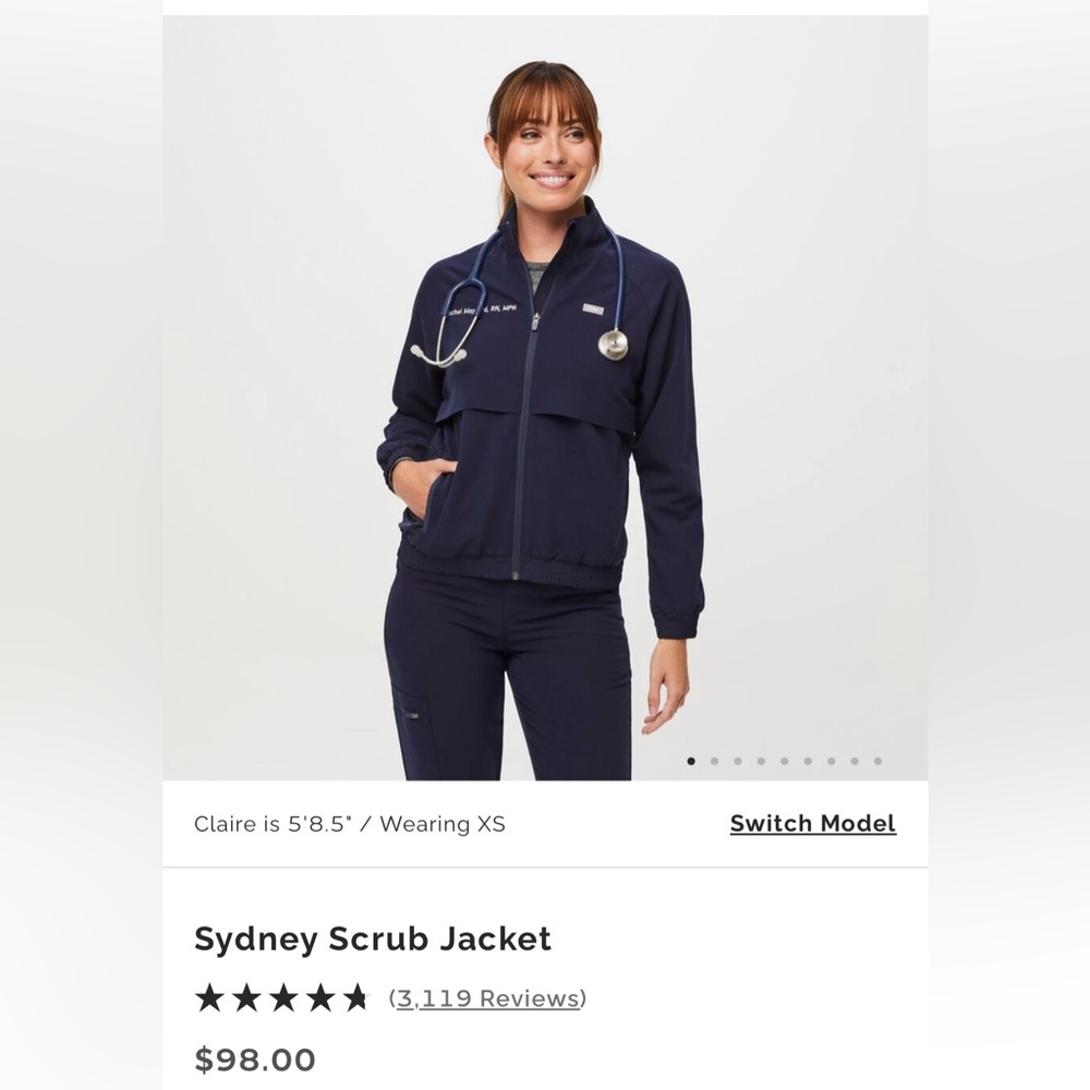 FIGS SYDNEY SCRUB JACKET